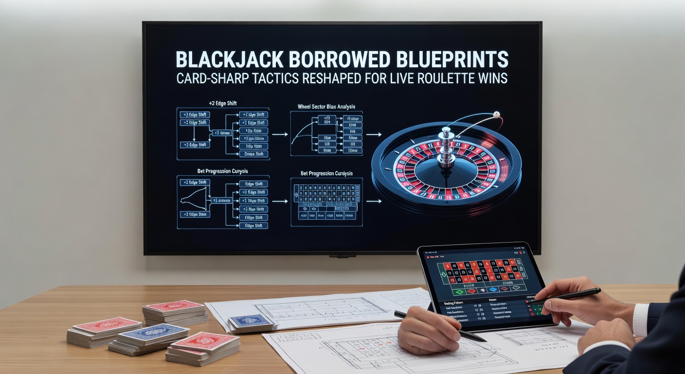 Close-up of a live dealer spinning a roulette wheel with overlaid charts of bet progressions and bankroll curves