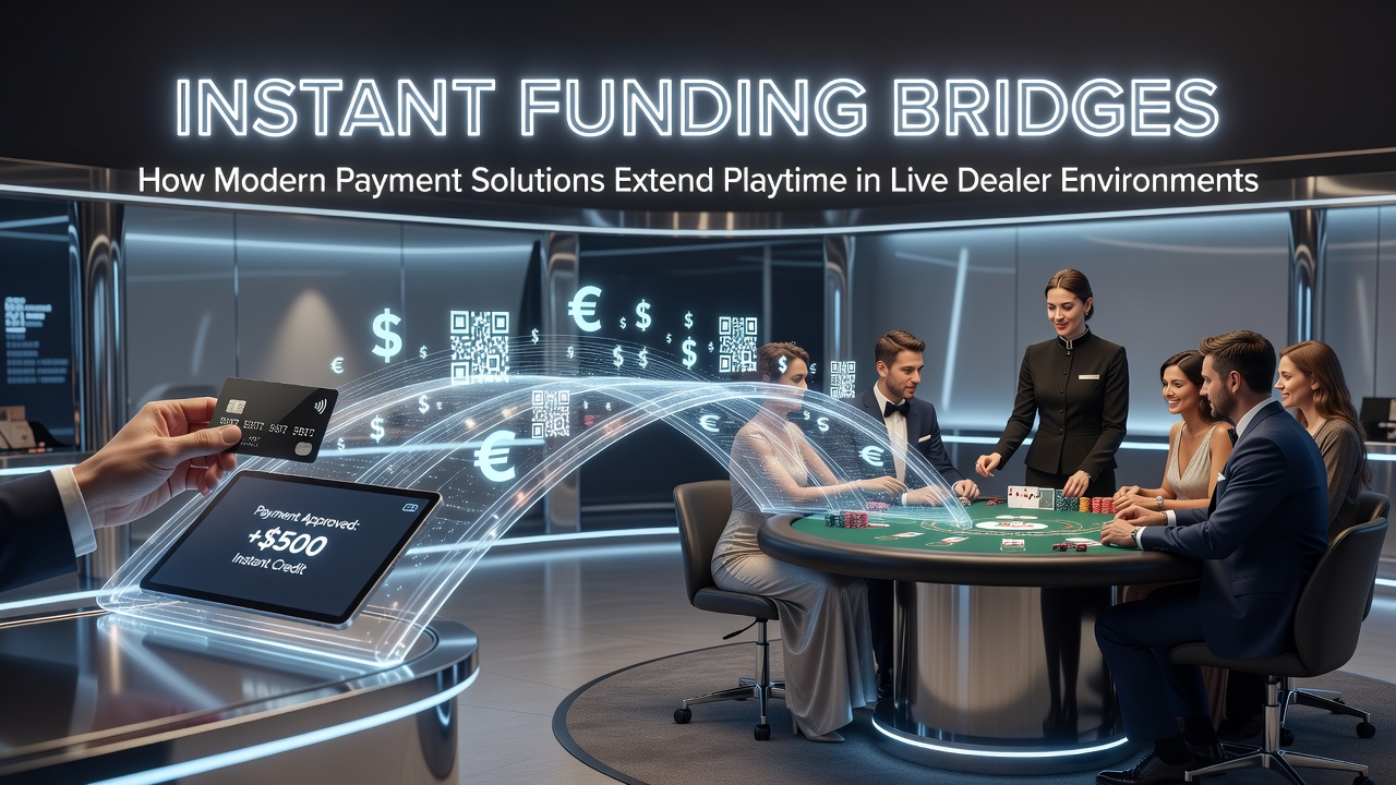 Live dealer table with instant payment interface on mobile screen