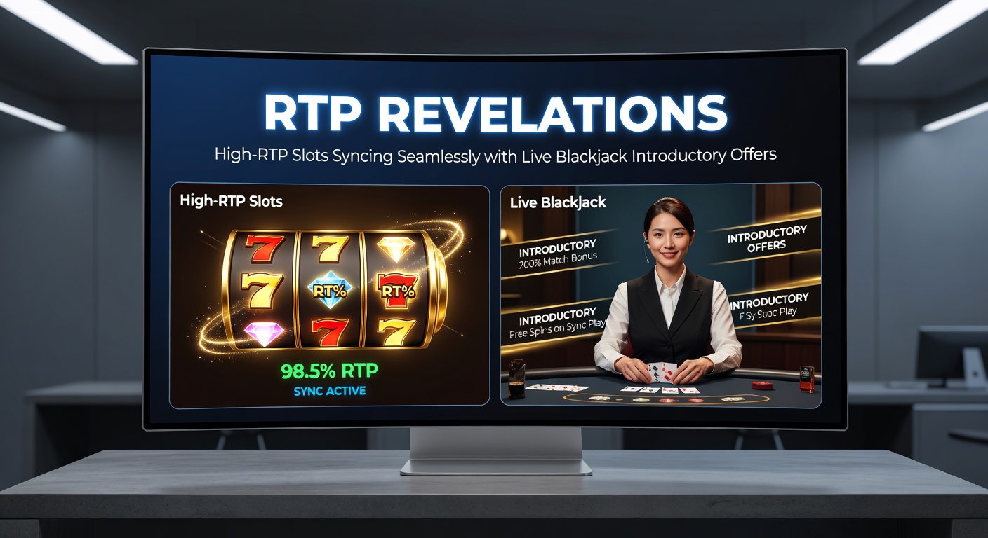 Vibrant casino screen showing high-RTP slot reels spinning alongside a live blackjack dealer table, illustrating promotional synergy