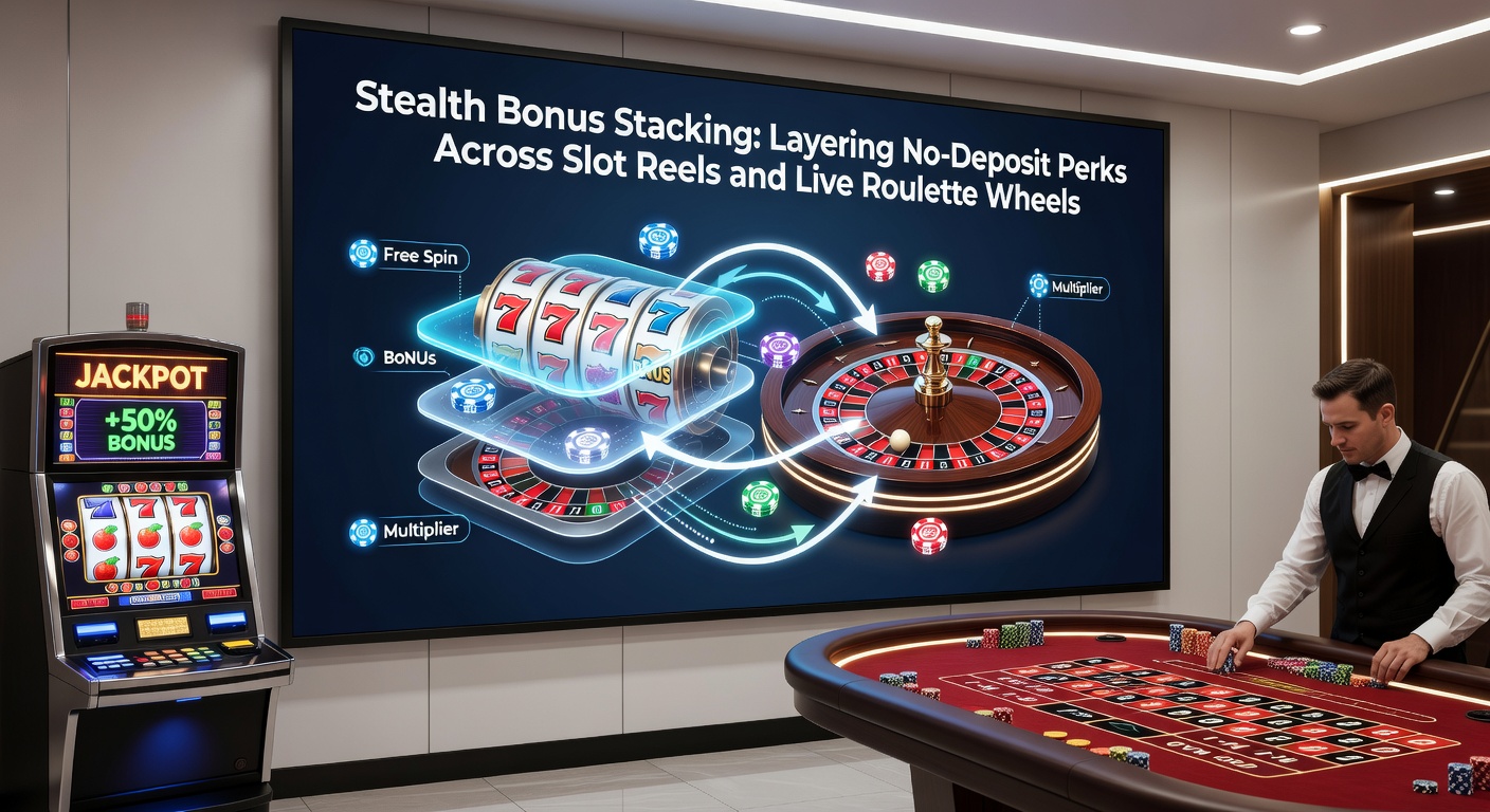 Live dealer at a roulette table with overlaid slot bonus icons, showing seamless perk transitions in real-time play