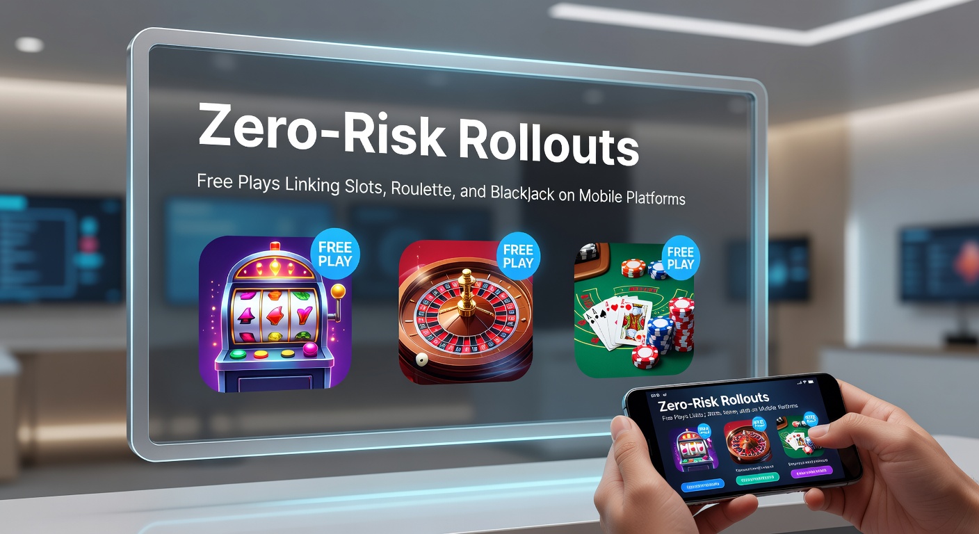 Close-up of smartphone app interface displaying free play balance transferring from slot win to active blackjack hand and roulette bet